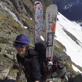 Robin Ševčík hitting High Tatras