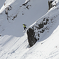 Shredding pow on New Year's Eve