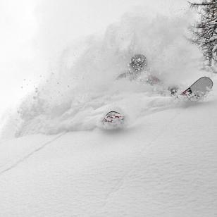 Powder bathing in Tauplitz