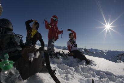 Walachian gang in Arosa, Swiss