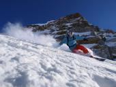 Tuch a snow in pow turn is realy not a bad thing! (photo:Jakub Frey)