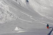 I did not know about the fresh snow behind me. (photo: Lumír Drápal)